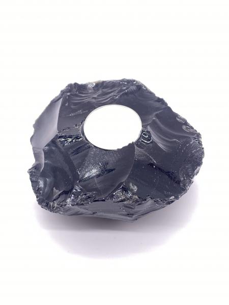 Obsidian Schwarz Teelichthalter